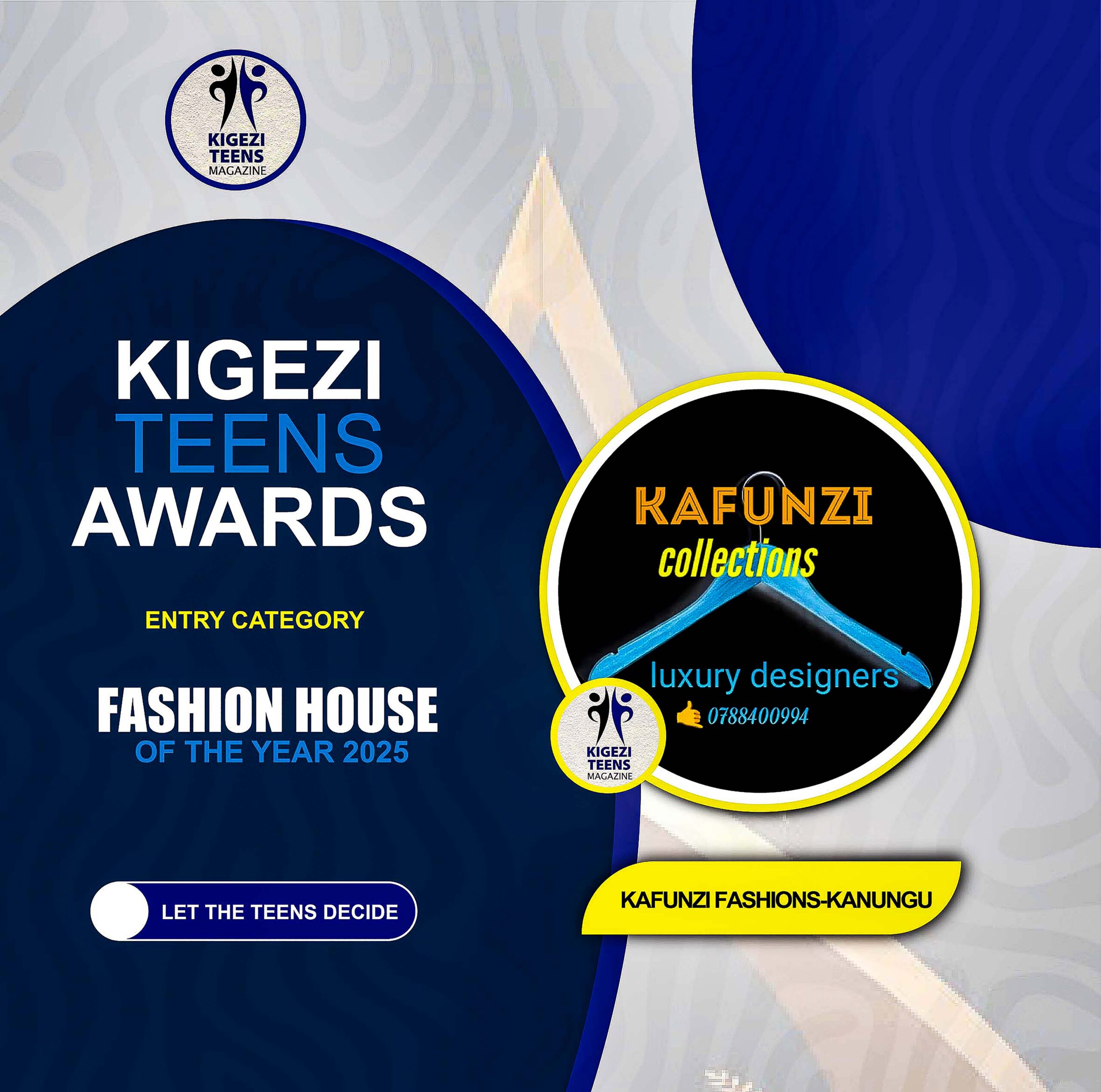 FASHION HOUSE OF THE YEAR: KAFUNZI FASHIONS KANUNGU 01