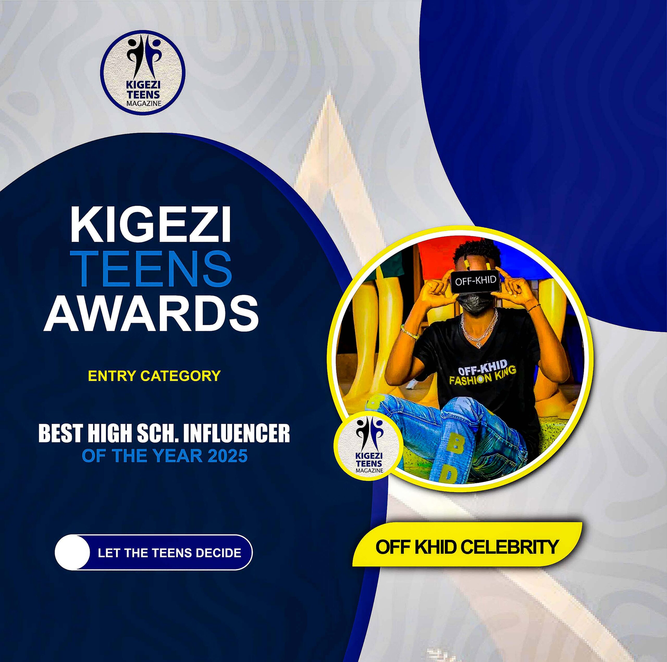 TEENS HIGH SCHOOL INFLUENCER: OFF KHID CELEBRITY 01